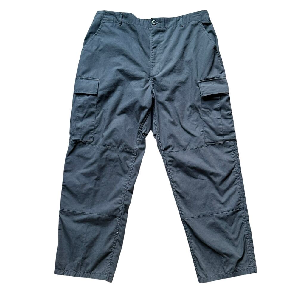 Genuine Gear Cargo Pants Military Combat Black Mens Large Long